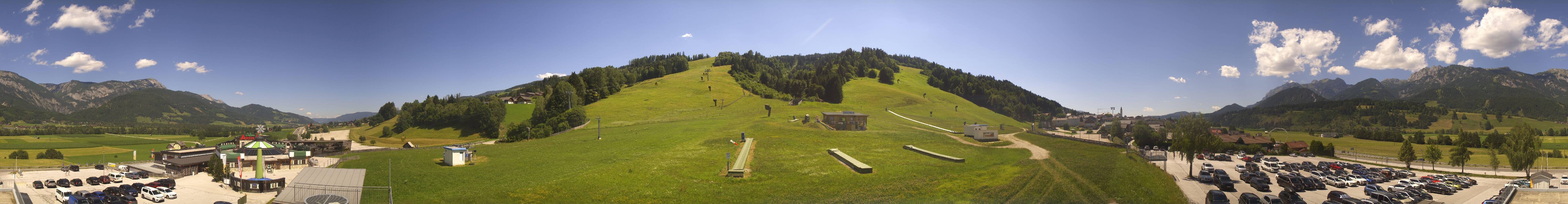 Archiv Foto Webcam Hauser Kaibling - Talstation 8er Gondelbahn