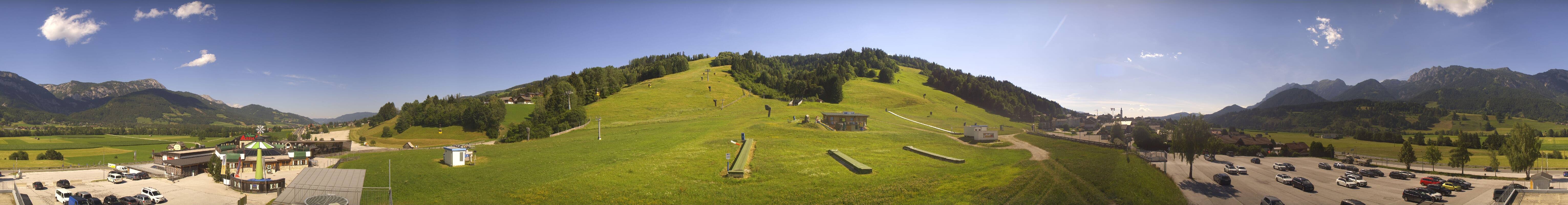 Archiv Foto Webcam Hauser Kaibling - Talstation 8er Gondelbahn