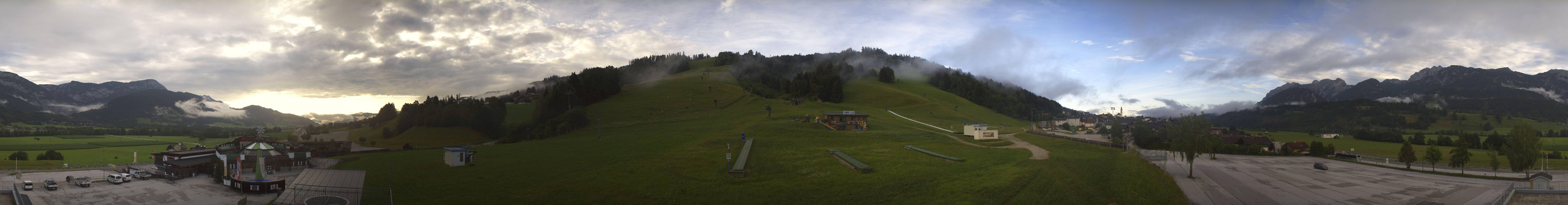 Archiv Foto Webcam Hauser Kaibling - Talstation 8er Gondelbahn