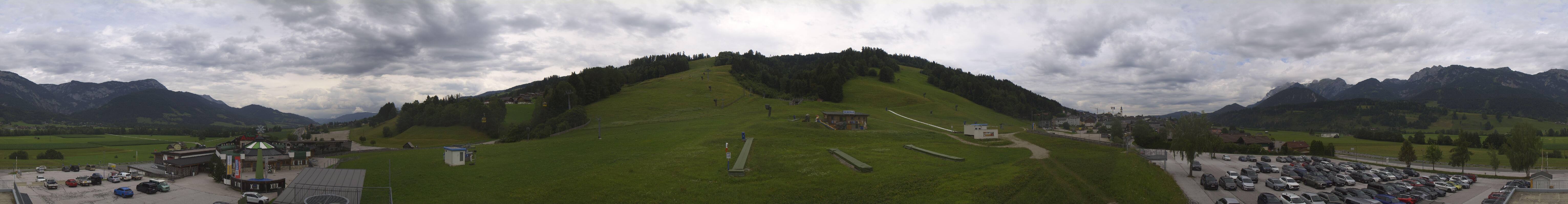 Archiv Foto Webcam Hauser Kaibling - Talstation 8er Gondelbahn