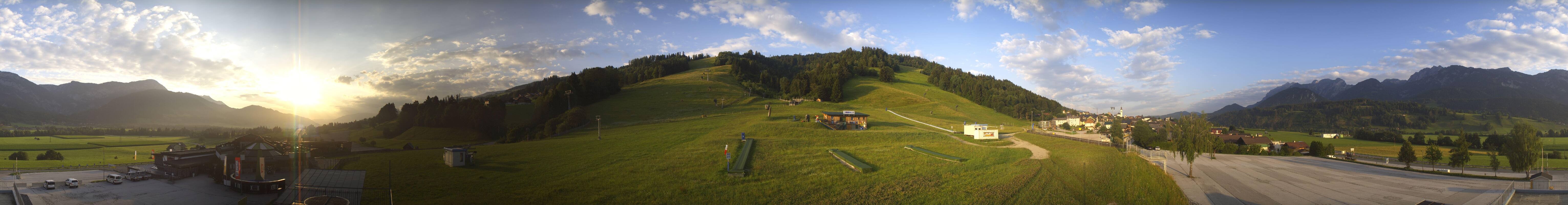 Archiv Foto Webcam Hauser Kaibling - Talstation 8er Gondelbahn