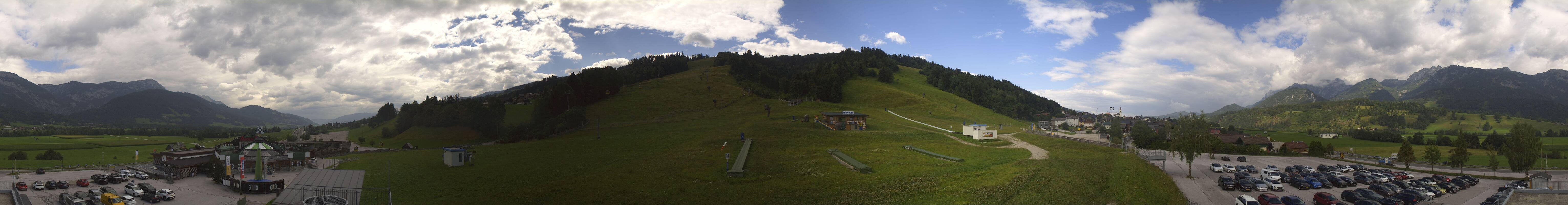 Archiv Foto Webcam Hauser Kaibling - Talstation 8er Gondelbahn