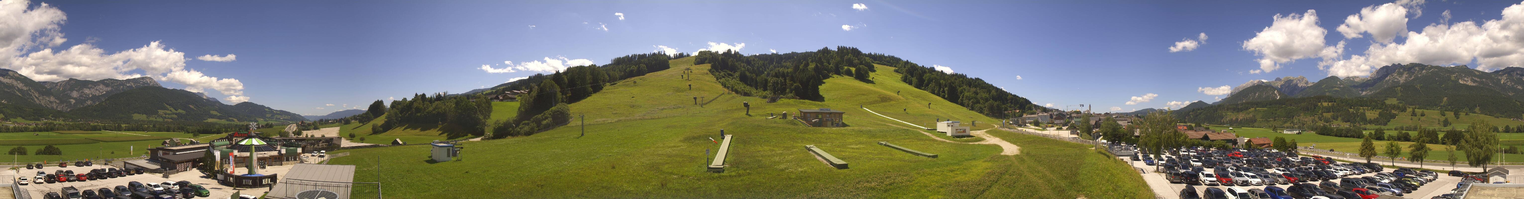 Archiv Foto Webcam Hauser Kaibling - Talstation 8er Gondelbahn