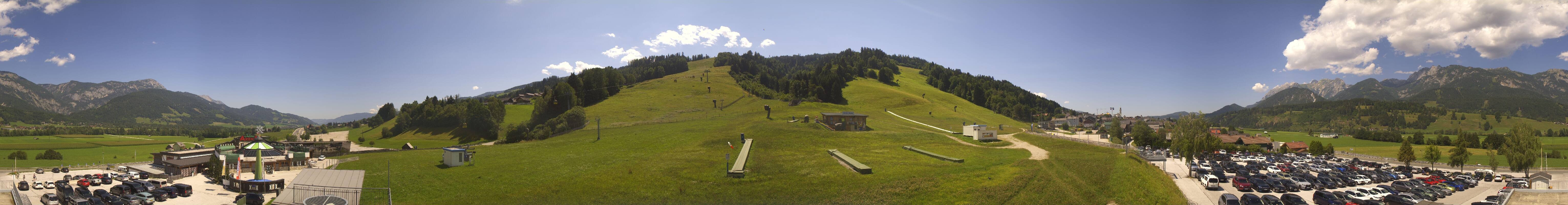 Archiv Foto Webcam Hauser Kaibling - Talstation 8er Gondelbahn