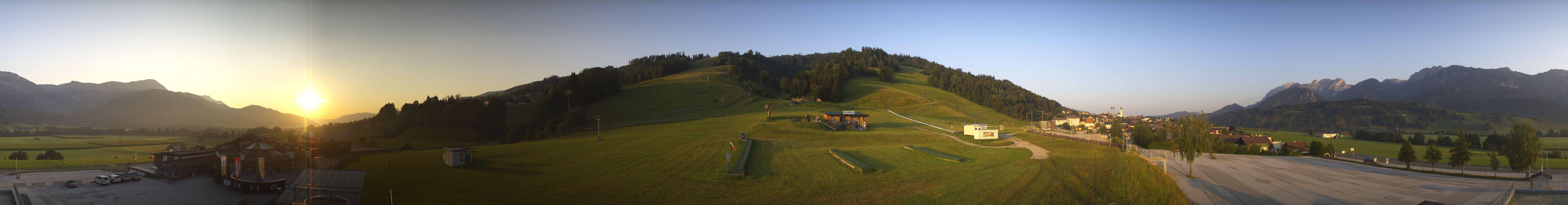 Archiv Foto Webcam Hauser Kaibling - Talstation 8er Gondelbahn