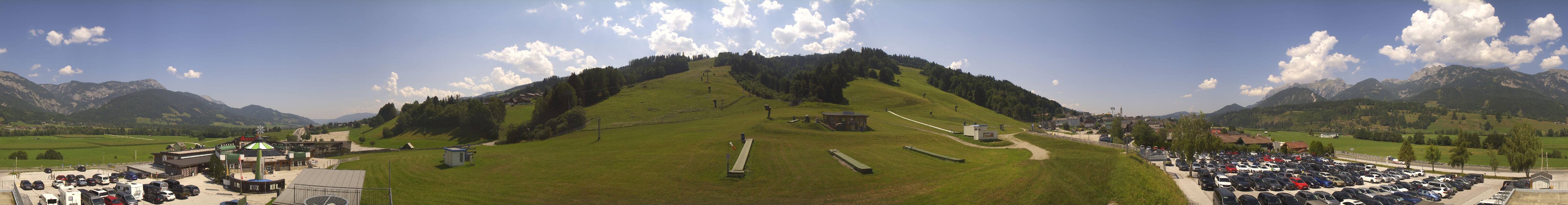 Archiv Foto Webcam Hauser Kaibling - Talstation 8er Gondelbahn