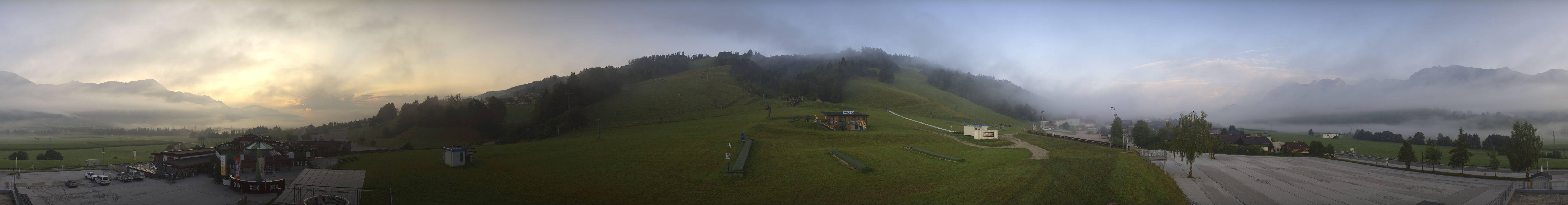 Archiv Foto Webcam Hauser Kaibling - Talstation 8er Gondelbahn