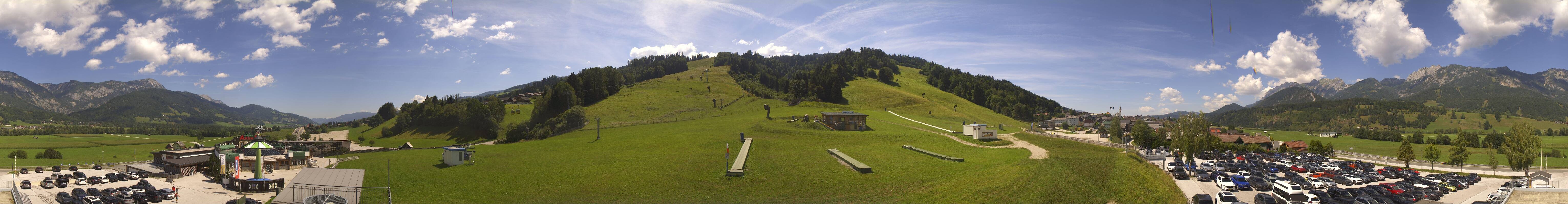 Archiv Foto Webcam Hauser Kaibling - Talstation 8er Gondelbahn