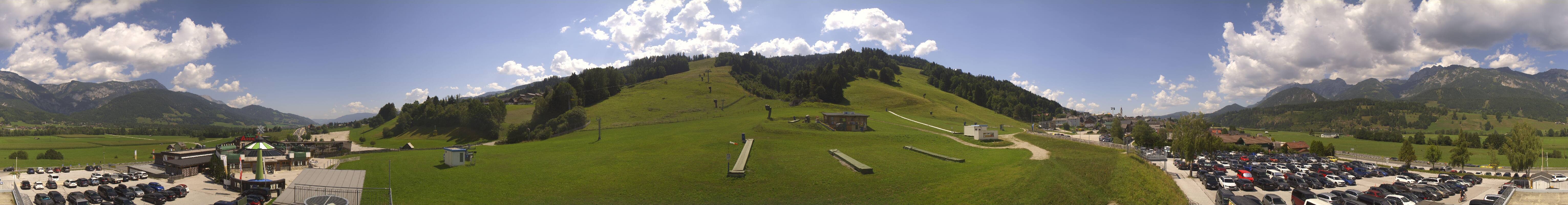 Archiv Foto Webcam Hauser Kaibling - Talstation 8er Gondelbahn