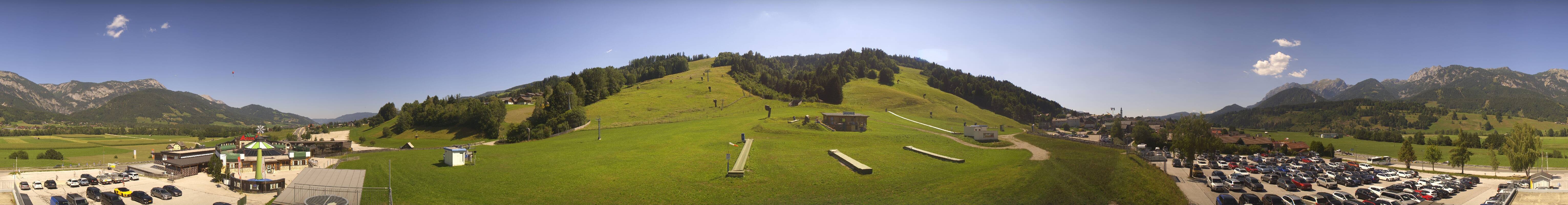 Archiv Foto Webcam Hauser Kaibling - Talstation 8er Gondelbahn