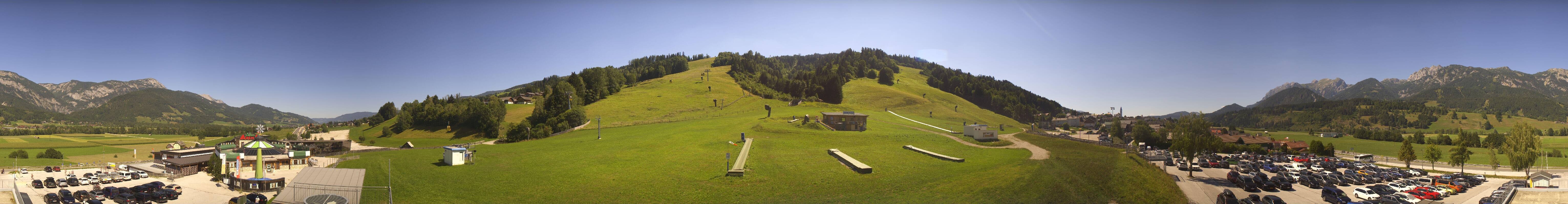 Archiv Foto Webcam Hauser Kaibling - Talstation 8er Gondelbahn