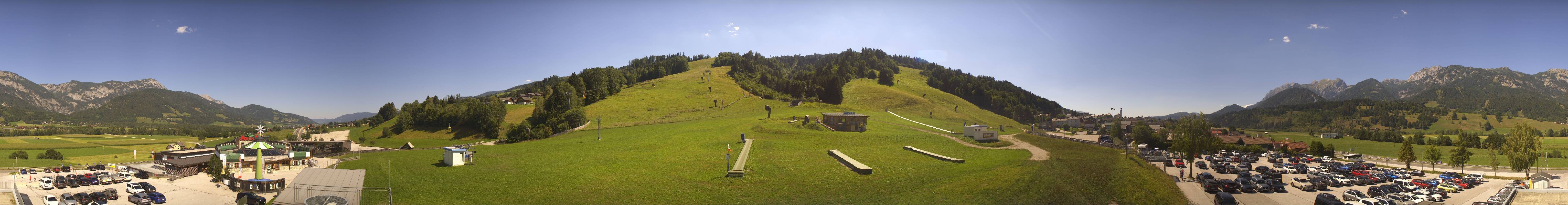 Archiv Foto Webcam Hauser Kaibling - Talstation 8er Gondelbahn