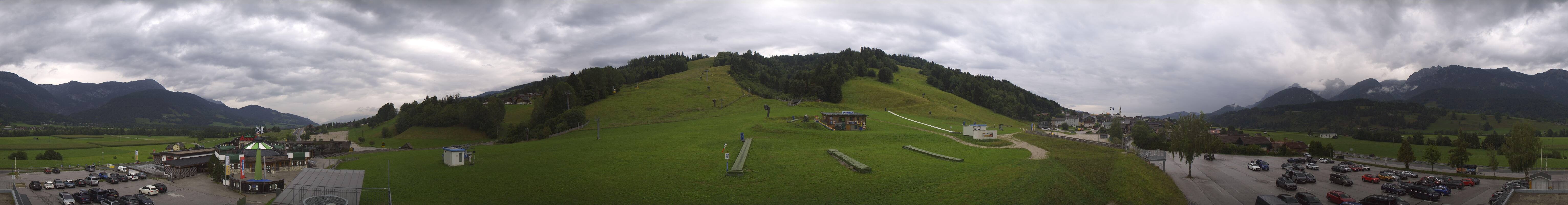 Archiv Foto Webcam Hauser Kaibling - Talstation 8er Gondelbahn