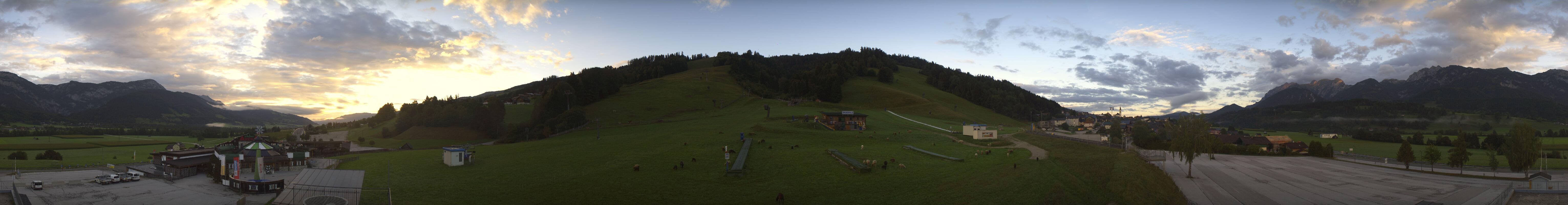 Archiv Foto Webcam Hauser Kaibling - Talstation 8er Gondelbahn