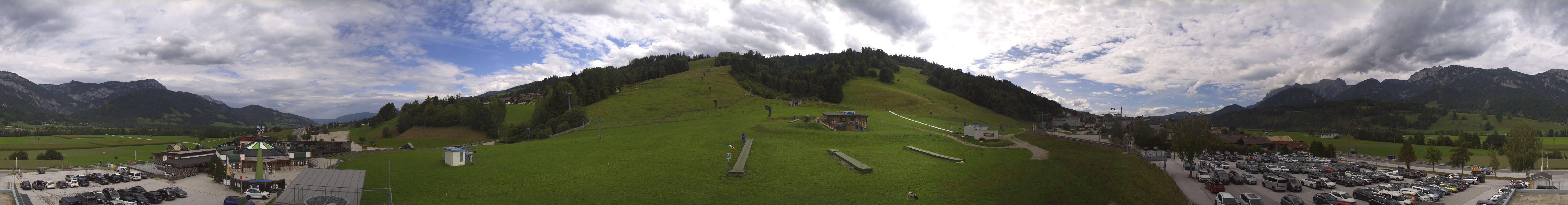 Archiv Foto Webcam Hauser Kaibling - Talstation 8er Gondelbahn