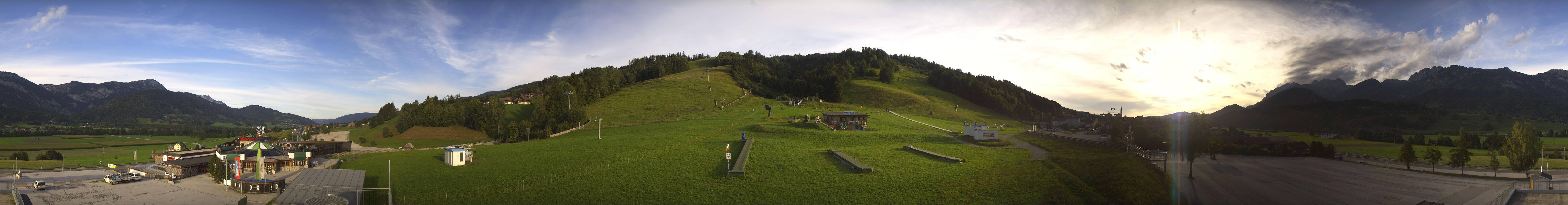 Archiv Foto Webcam Hauser Kaibling - Talstation 8er Gondelbahn