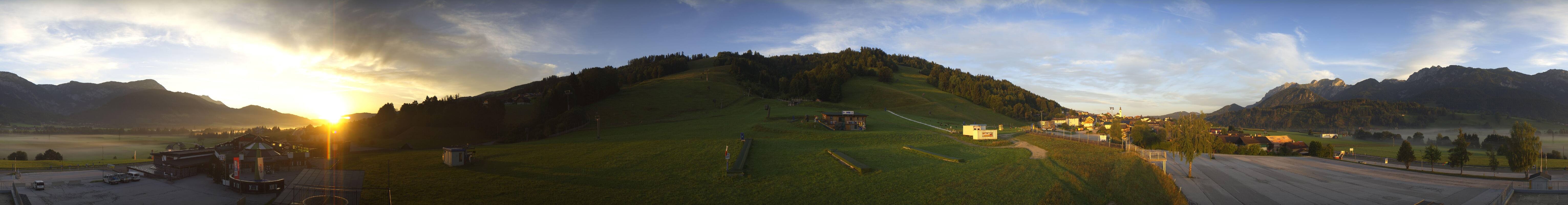 Archiv Foto Webcam Hauser Kaibling - Talstation 8er Gondelbahn