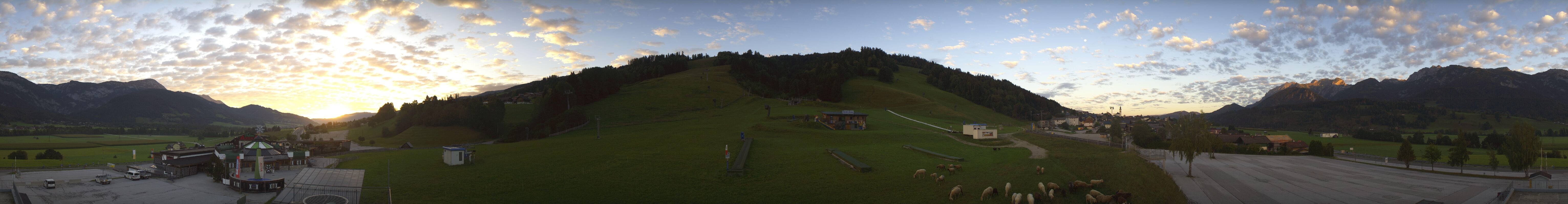 Archiv Foto Webcam Hauser Kaibling - Talstation 8er Gondelbahn