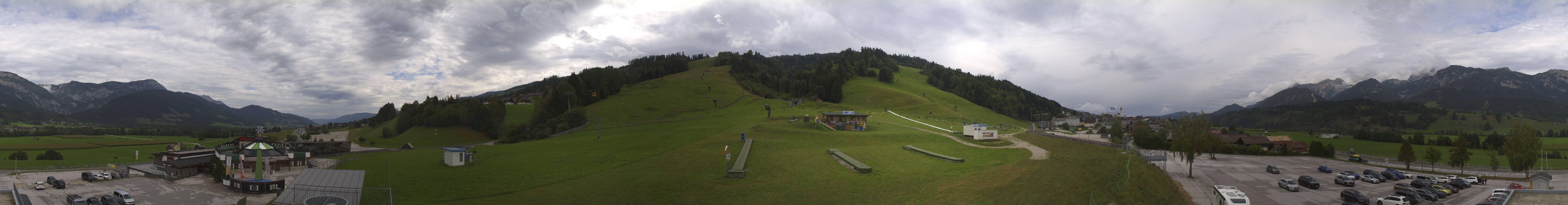 Archiv Foto Webcam Hauser Kaibling - Talstation 8er Gondelbahn