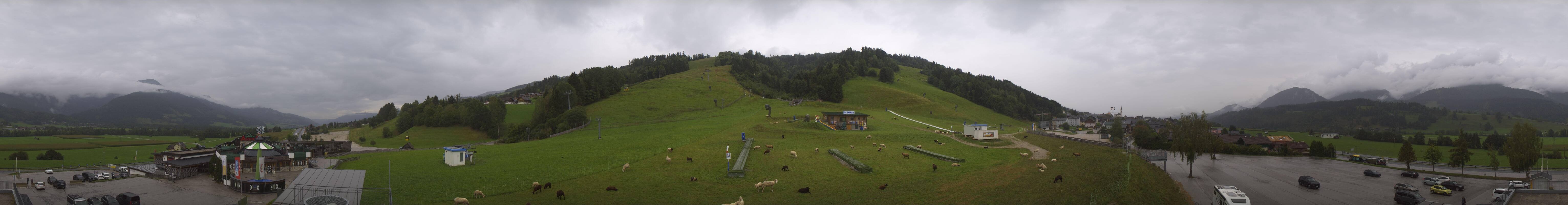 Archiv Foto Webcam Hauser Kaibling - Talstation 8er Gondelbahn