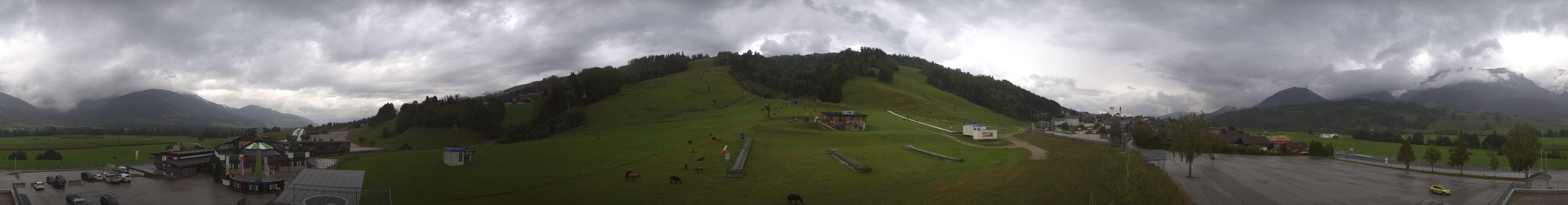 Archiv Foto Webcam Hauser Kaibling - Talstation 8er Gondelbahn