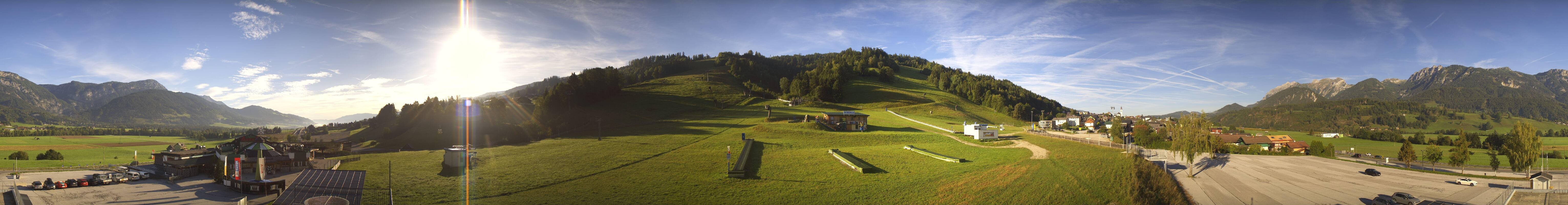 Archiv Foto Webcam Hauser Kaibling - Talstation 8er Gondelbahn