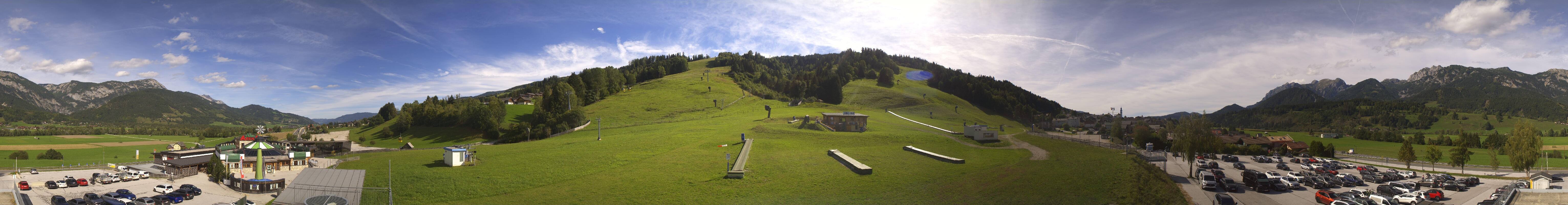 Archiv Foto Webcam Hauser Kaibling - Talstation 8er Gondelbahn