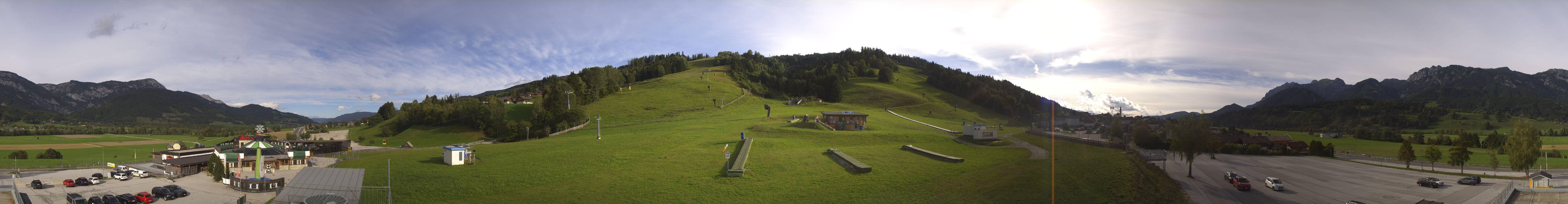 Archiv Foto Webcam Hauser Kaibling - Talstation 8er Gondelbahn