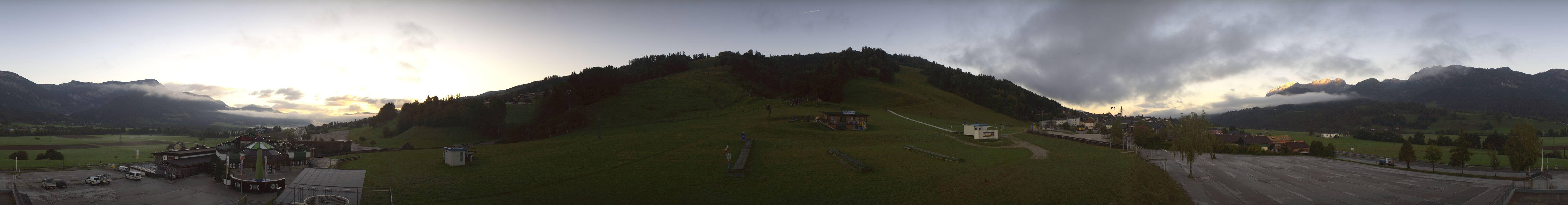 Archiv Foto Webcam Hauser Kaibling - Talstation 8er Gondelbahn