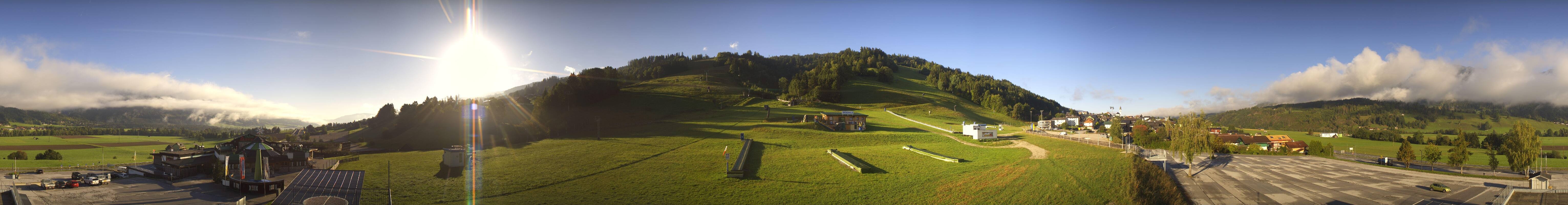 Archiv Foto Webcam Hauser Kaibling - Talstation 8er Gondelbahn