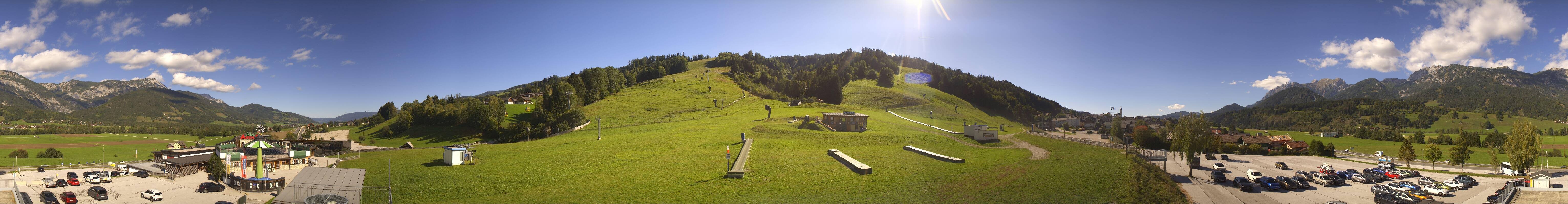 Archiv Foto Webcam Hauser Kaibling - Talstation 8er Gondelbahn