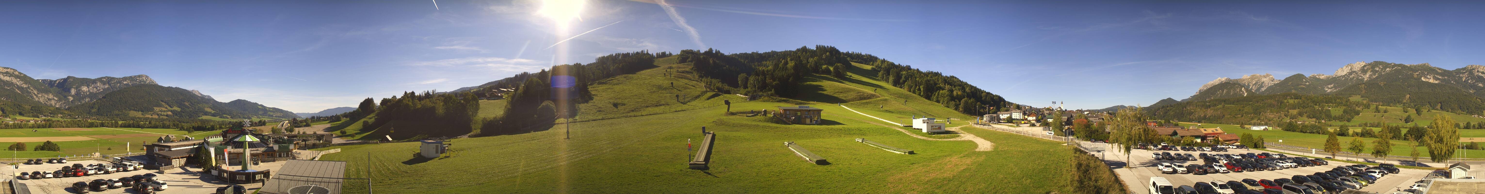 Archiv Foto Webcam Hauser Kaibling - Talstation 8er Gondelbahn