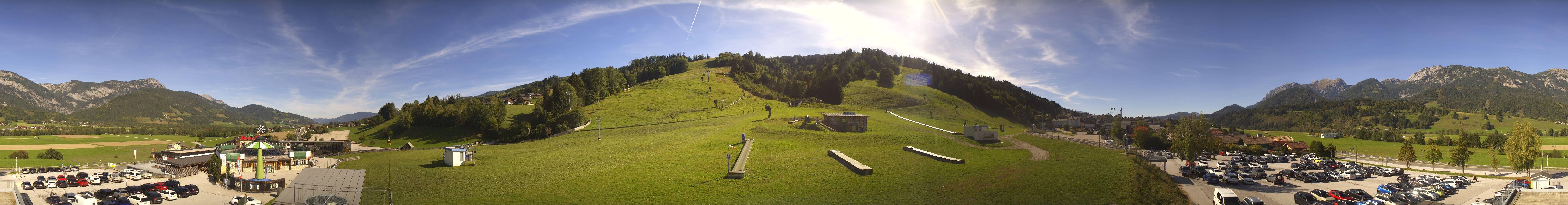 Archiv Foto Webcam Hauser Kaibling - Talstation 8er Gondelbahn