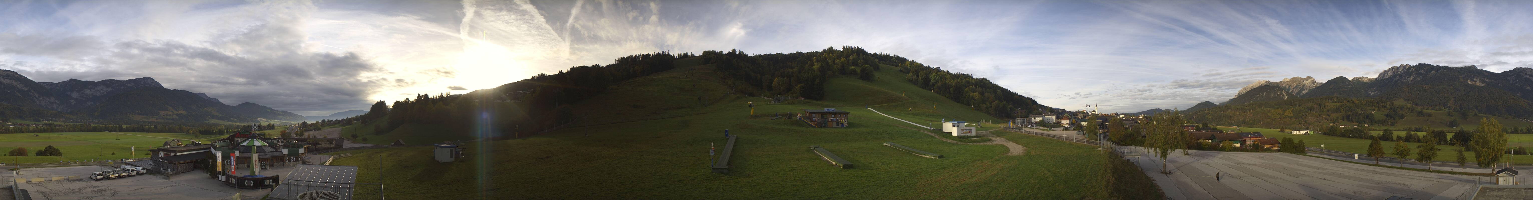 Archiv Foto Webcam Hauser Kaibling - Talstation 8er Gondelbahn