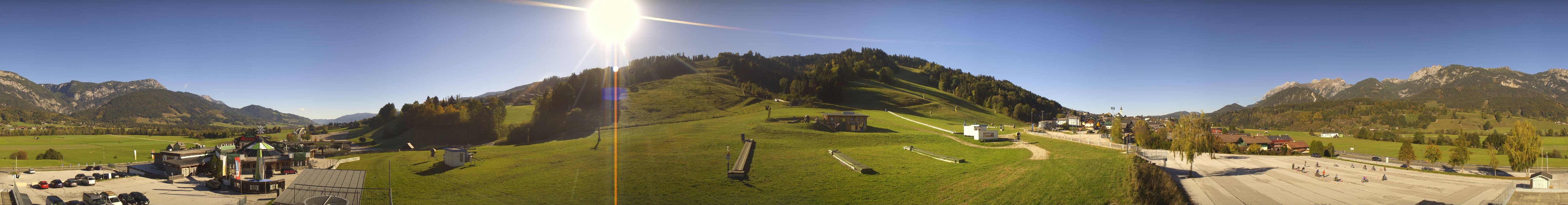 Archiv Foto Webcam Hauser Kaibling - Talstation 8er Gondelbahn
