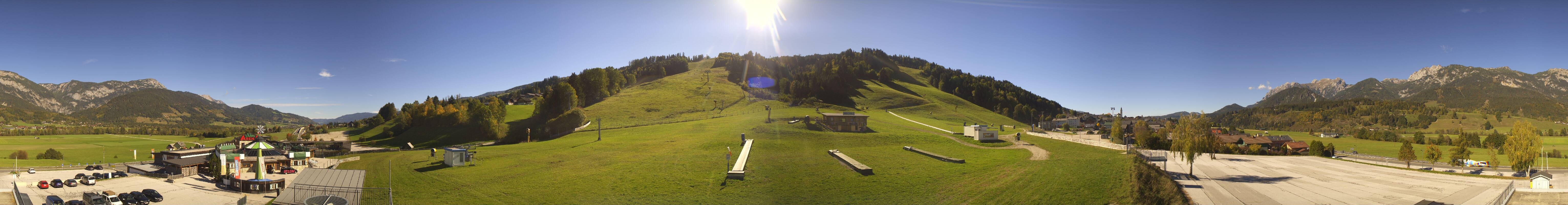 Archiv Foto Webcam Hauser Kaibling - Talstation 8er Gondelbahn
