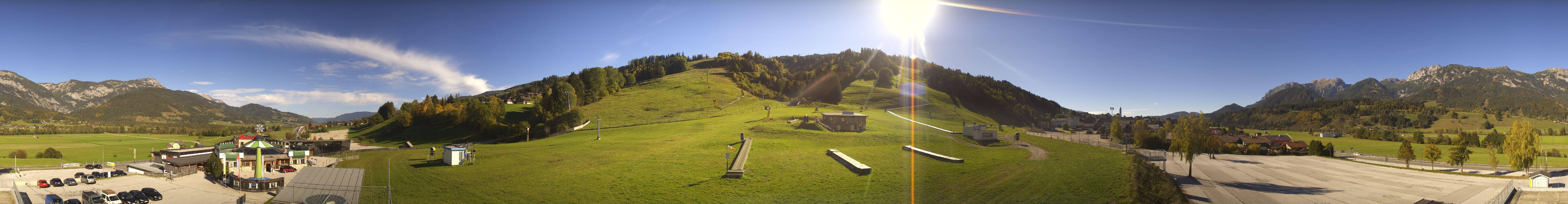 Archiv Foto Webcam Hauser Kaibling - Talstation 8er Gondelbahn