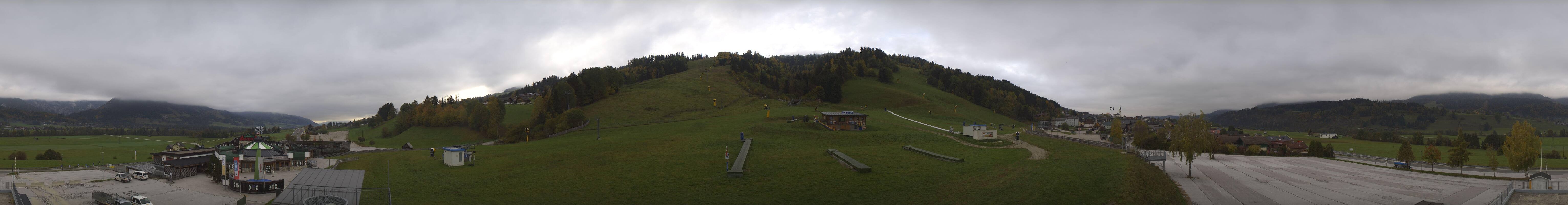 Archiv Foto Webcam Hauser Kaibling - Talstation 8er Gondelbahn