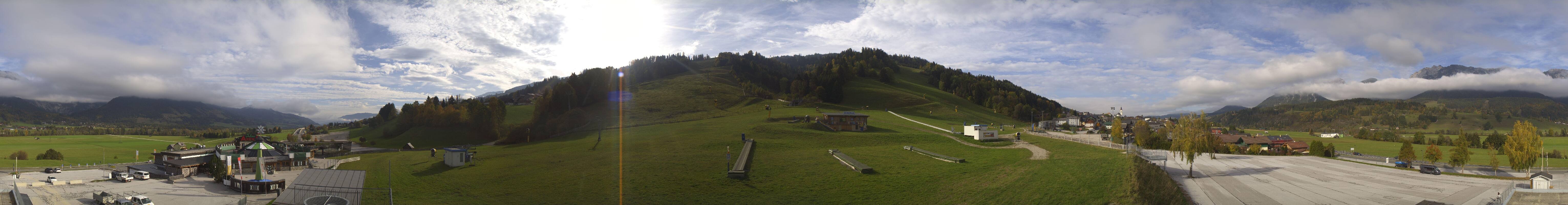 Archiv Foto Webcam Hauser Kaibling - Talstation 8er Gondelbahn
