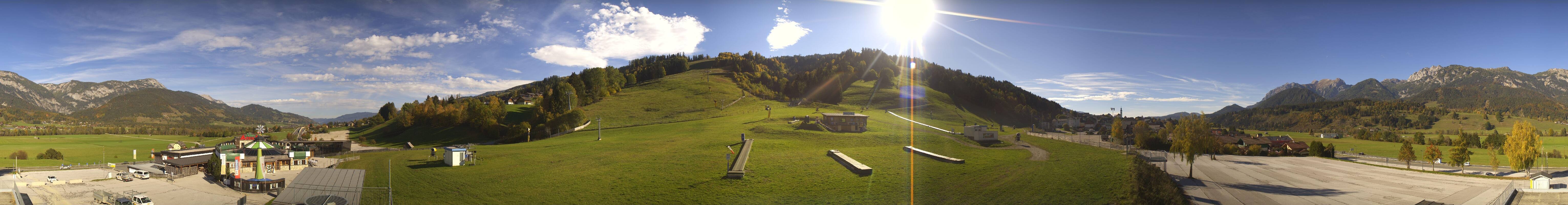 Archiv Foto Webcam Hauser Kaibling - Talstation 8er Gondelbahn