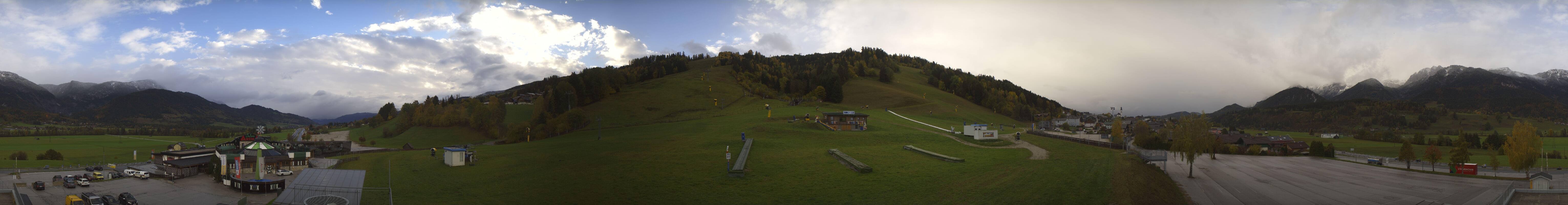 Archiv Foto Webcam Hauser Kaibling - Talstation 8er Gondelbahn