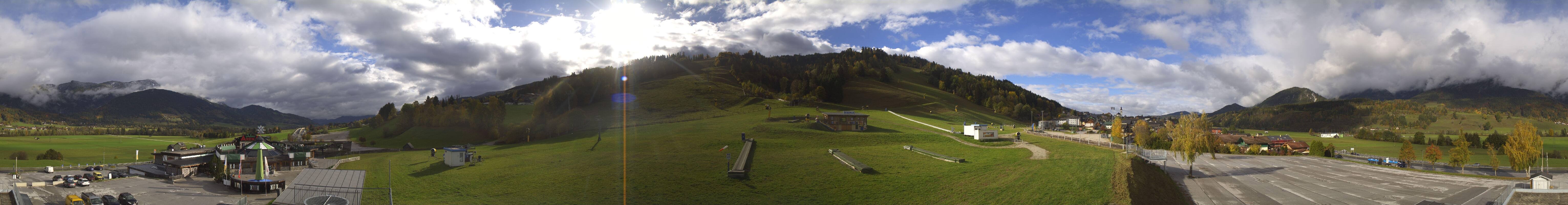 Archiv Foto Webcam Hauser Kaibling - Talstation 8er Gondelbahn