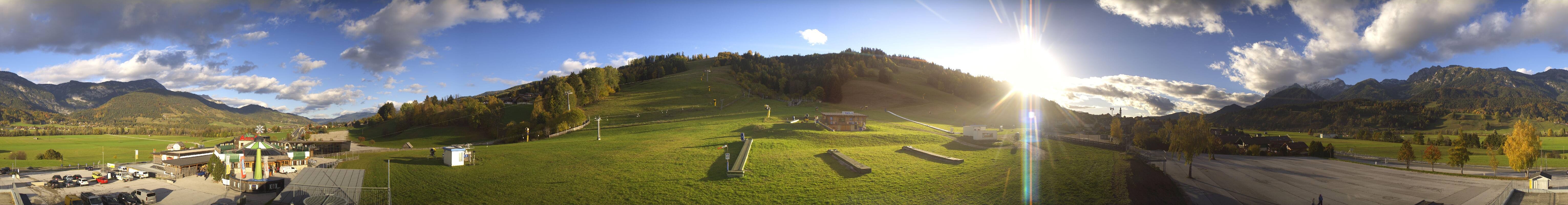 Archiv Foto Webcam Hauser Kaibling - Talstation 8er Gondelbahn