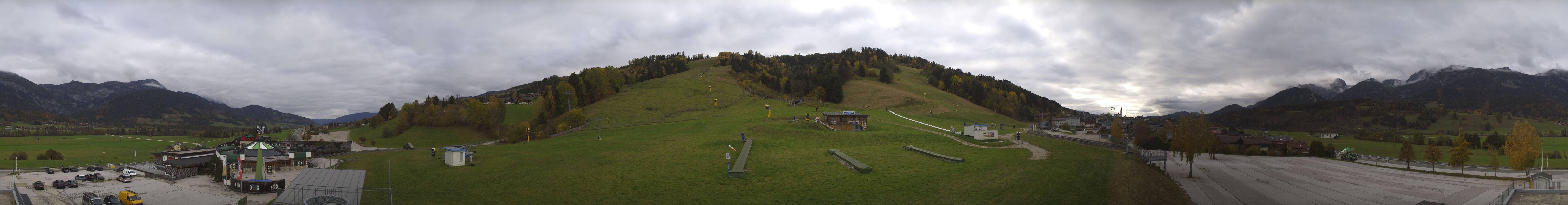 Archiv Foto Webcam Hauser Kaibling - Talstation 8er Gondelbahn