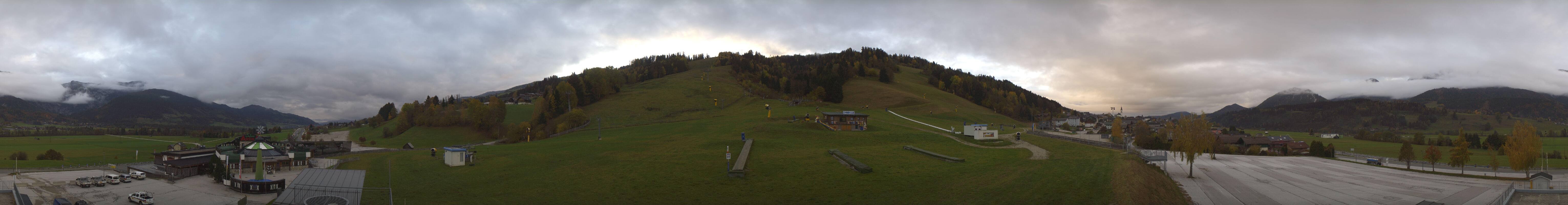 Archiv Foto Webcam Hauser Kaibling - Talstation 8er Gondelbahn