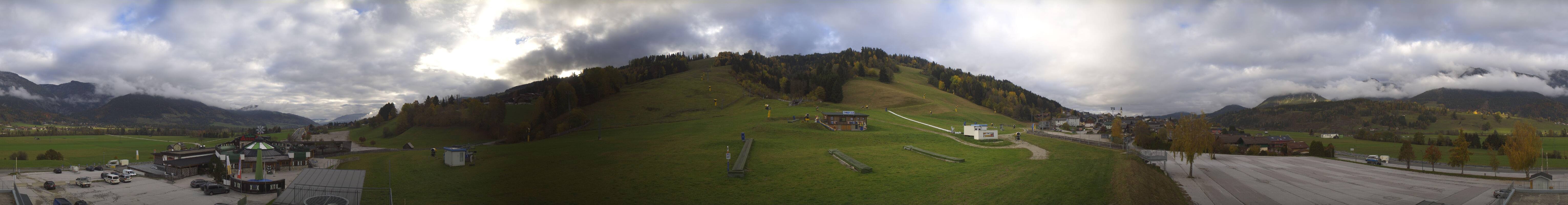Archiv Foto Webcam Hauser Kaibling - Talstation 8er Gondelbahn