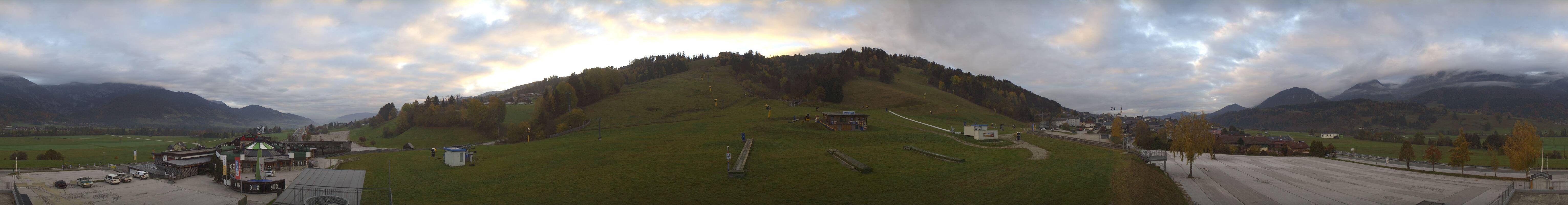 Archiv Foto Webcam Hauser Kaibling - Talstation 8er Gondelbahn
