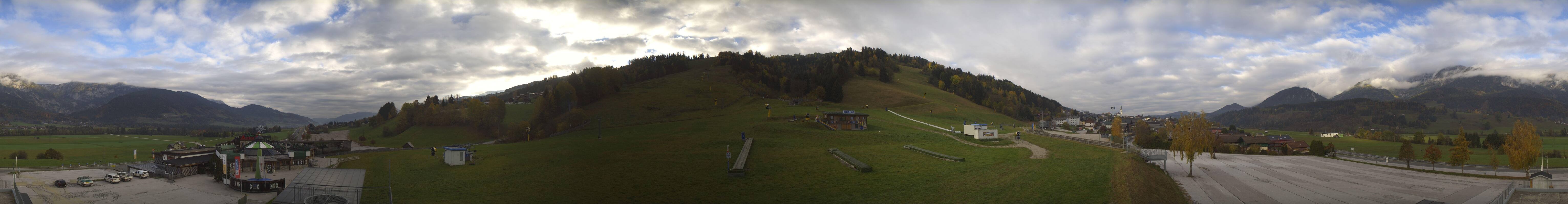 Archiv Foto Webcam Hauser Kaibling - Talstation 8er Gondelbahn