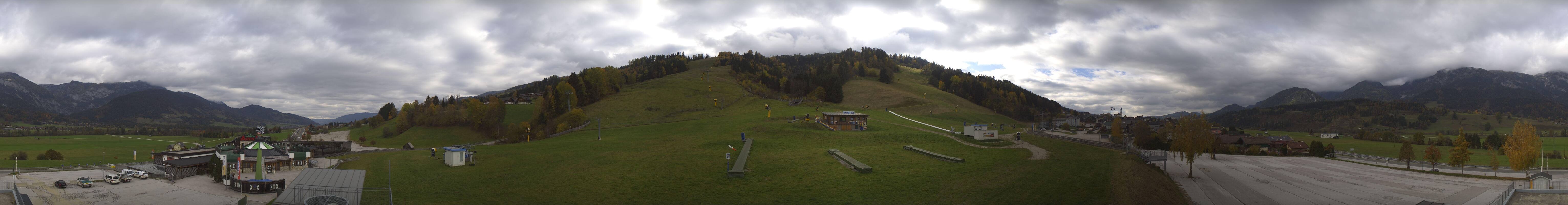 Archiv Foto Webcam Hauser Kaibling - Talstation 8er Gondelbahn