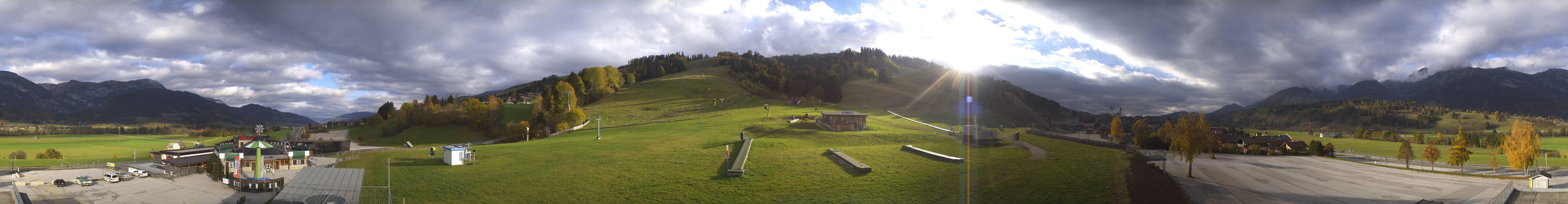 Archiv Foto Webcam Hauser Kaibling - Talstation 8er Gondelbahn